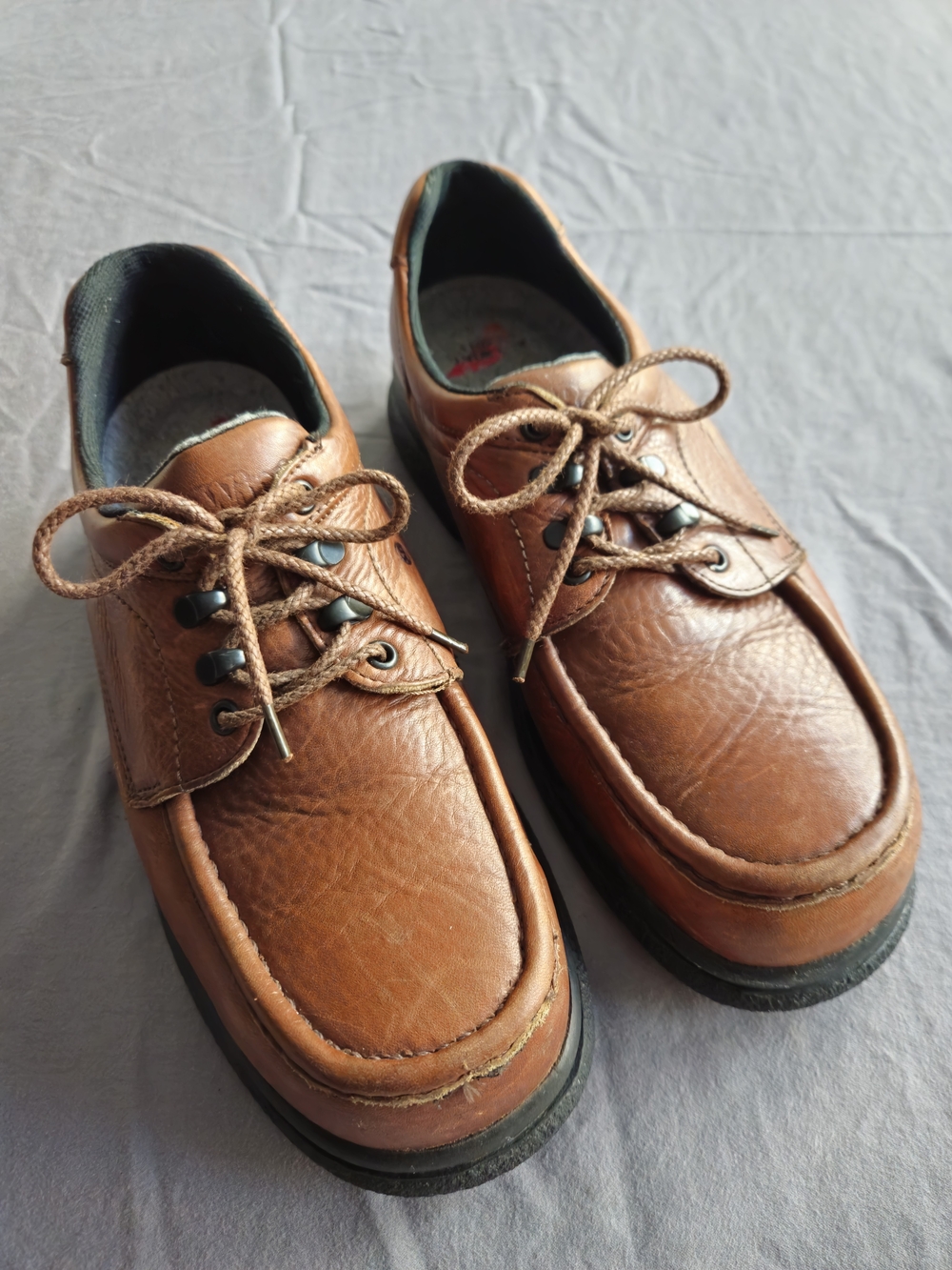 Red Wing Steel Toe Brown Moc Toe 6659 Slip Resistant Men's Work Shoes Size 10½D